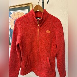 The North Face Red Knit Jacket
